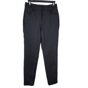 Duluth Trading Pants Women Size 6 Black High Rise Ponte Pro Slim Leg Stretch
